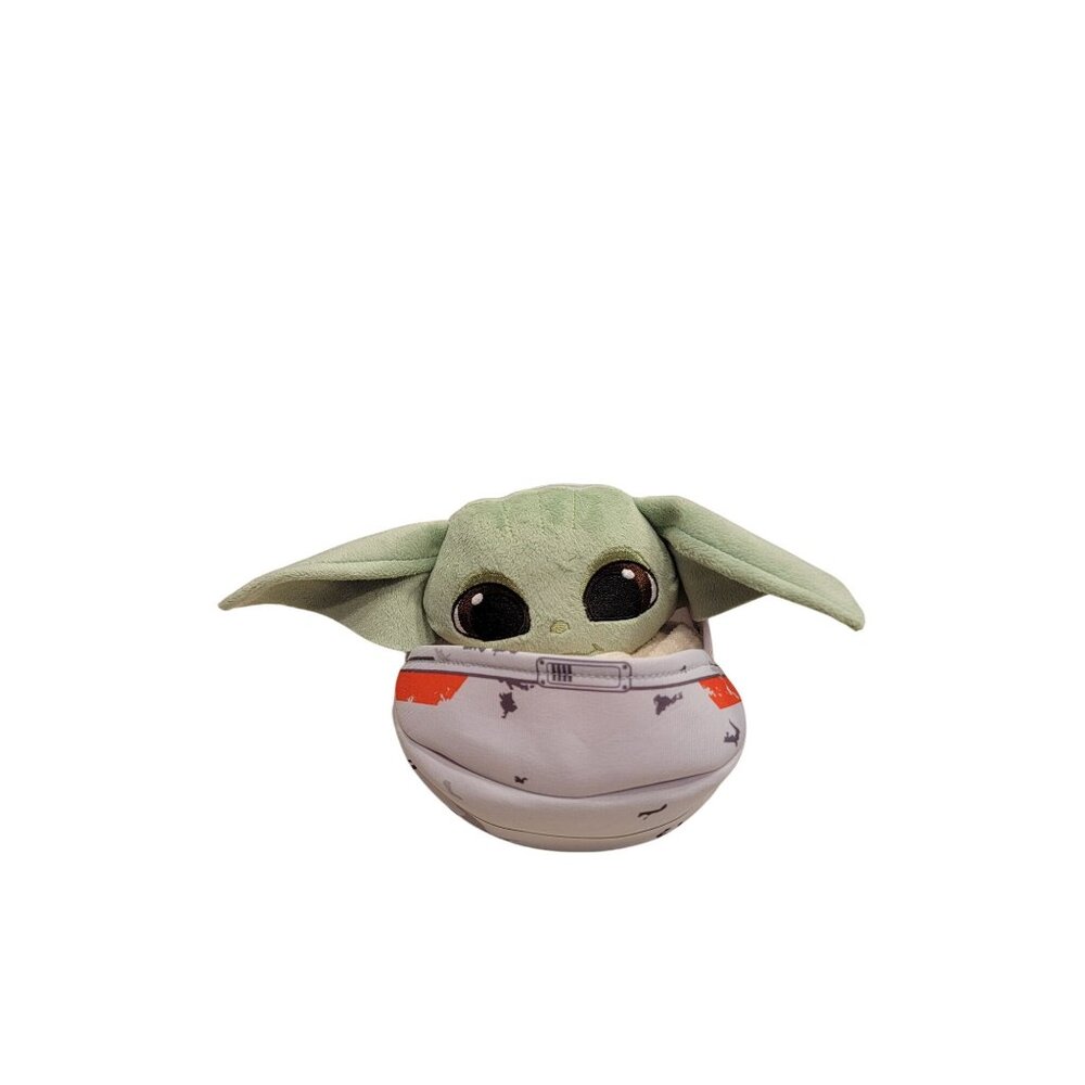 Star Wars The Mandalorian Grogu Plush Toy & Carrier Hand Puppet By Hasbro 6 Inch - Picture 2 of 7